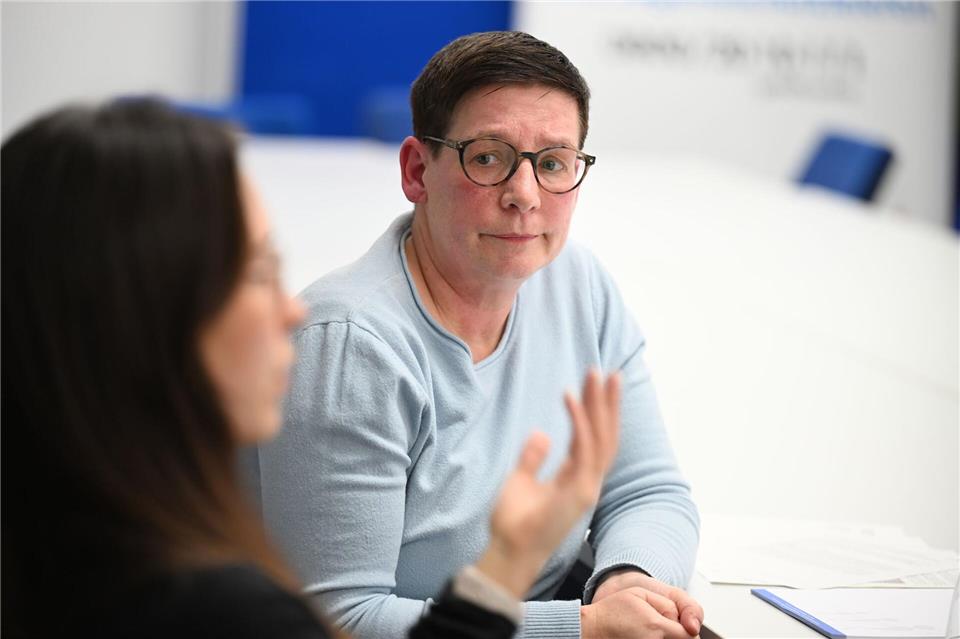 Siebert (rechts) und Kaufmann schildern emotionale Situationen. Michael Brandt/dpa
