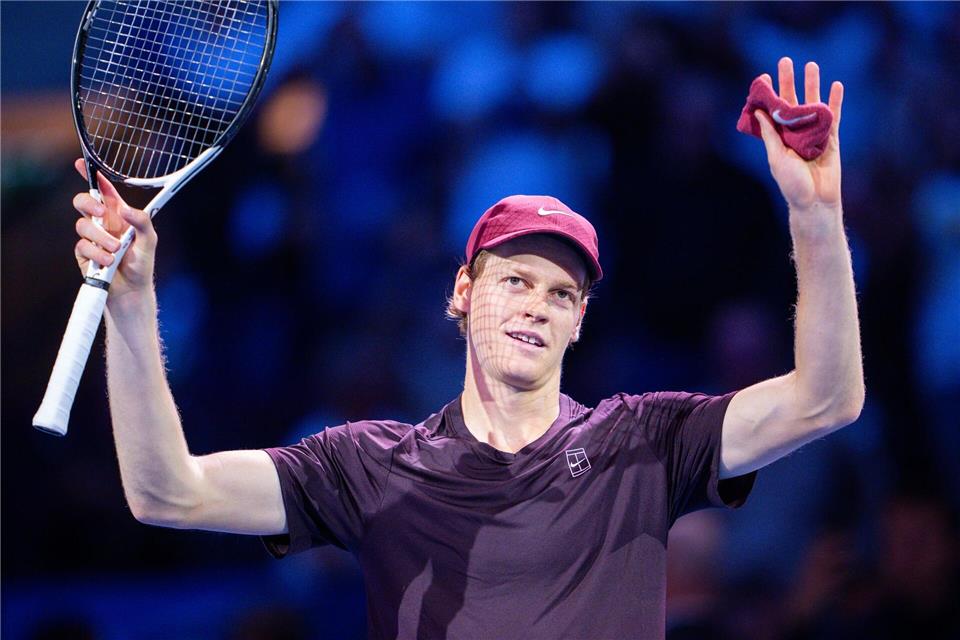 Sieger nach weniger als einer Stunde: Jannik Sinner.Georg Hochmuth/APA/dpa
