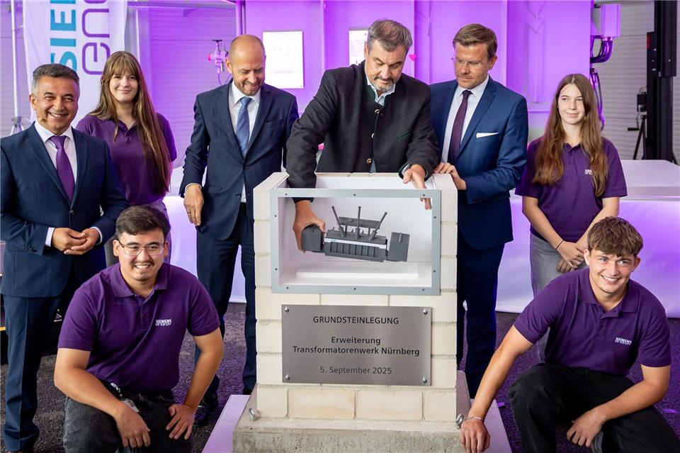 Siemens Energy gibt für die Erweiterung des Nürnberger Werks 220 Millionen Euro aus, der Freistaat fördert sie mit bis zu 20 Millionen Euro.Daniel Karmann/dpa