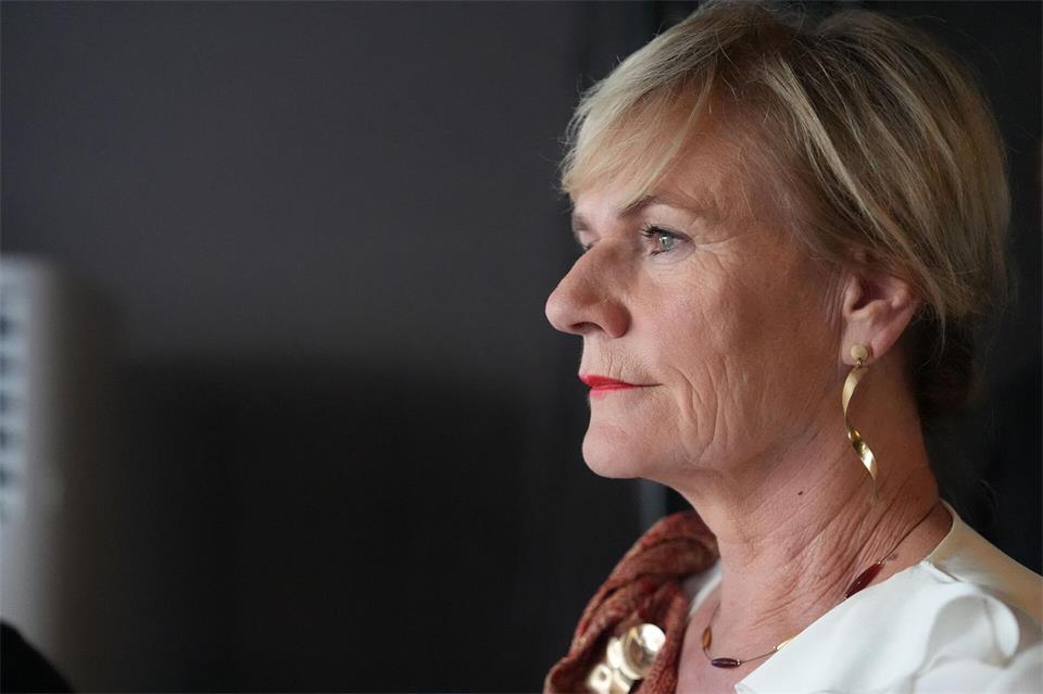 Simone Oldenburg (Die Linke) verzichtet auf ein weiteres Ministeramt. (Archivbild)Marcus Brandt/dpa Pool/dpa
