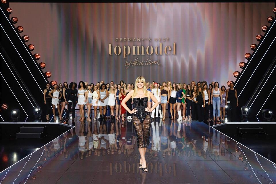 Sind erst am Donnerstag dran: die weiblichen Nachwuchsmodels.Daniel Graf/ProSieben/dpa