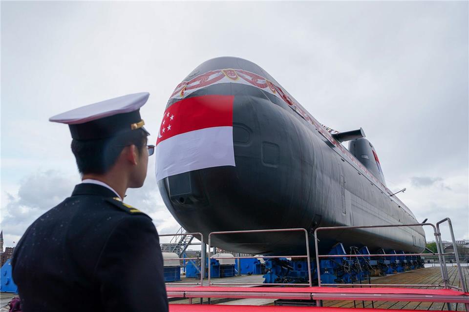 Singapur hatte in der Vergangenheit bereits vier U-Boote in Kiel bestellt. (Archivbild)Marcus Brandt/dpa