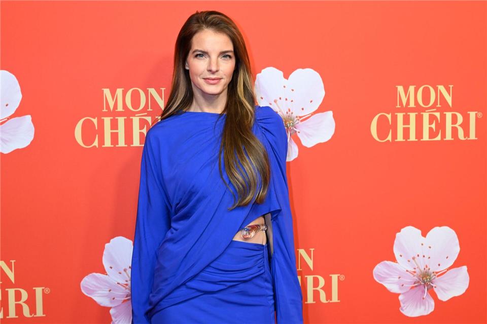 Singt die deutsche Hymne: Yvonne Catterfeld. (Archivbild)Felix Hörhager/dpa
