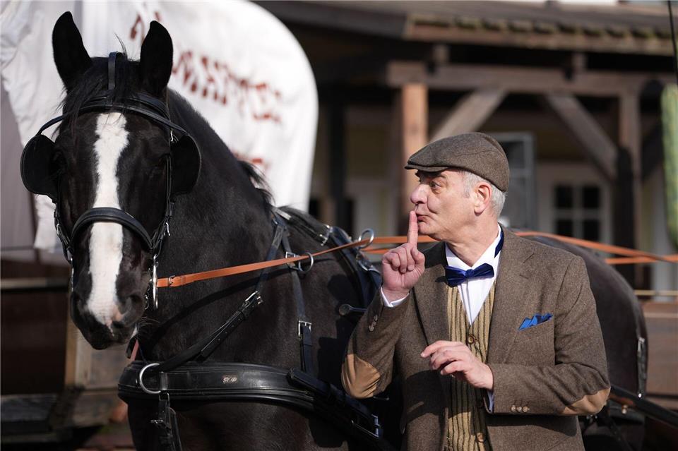 Sir John Raffley als Paraderolle für Heinrich Schafmeister.Marcus Brandt/dpa