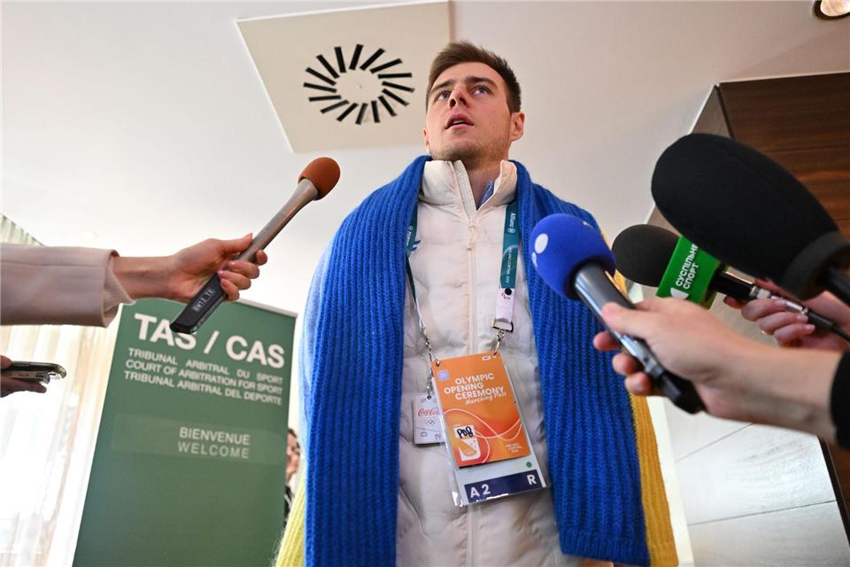 Skeleton-Pilot Wladislaw Heraskewytsch ist nach eigenen Angaben zurück in der Ukraine.Peter Kneffel/dpa