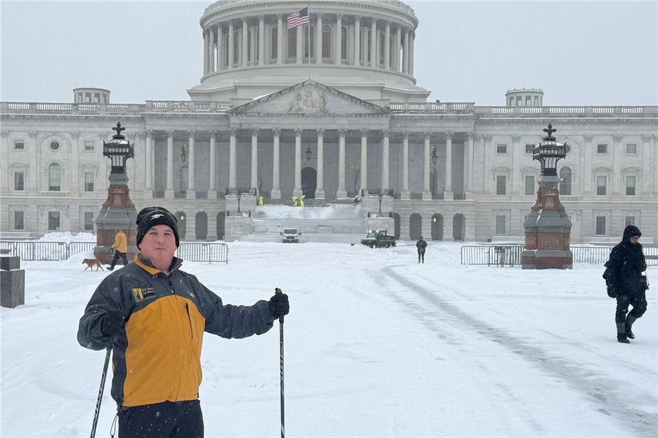 Skifahren in Washington.Anna Ringle/dpa