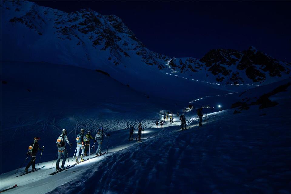 Skitourenrennen von Zermatt nach Verbier Etienne Bornet/KEYSTONE/dpa
