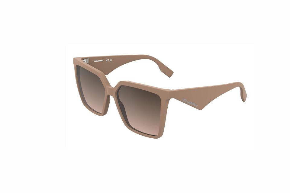 Skulptur oder Sonnenbrille? Dieses Modell von Karl Lagerfeld versucht sich in beidem (ca. 95 Euro).Karl Lagerfeld/dpa-tmn