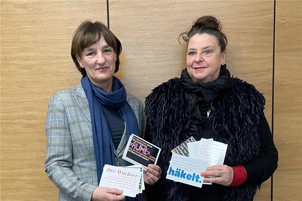 „Snapshot-Postkarten“ heißt das Projekt von Stadtschreiberin Annett Gröschner. Jule Klein/dpa