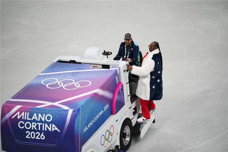 Snoop Dogg bei den Vorbereitungen in MailandChristophe Ena/AP/dpa