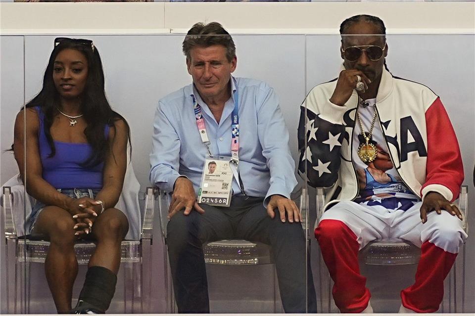 Snoop Dogg (r) besuchte viele Veranstaltungen. Michael Kappeler/dpa
