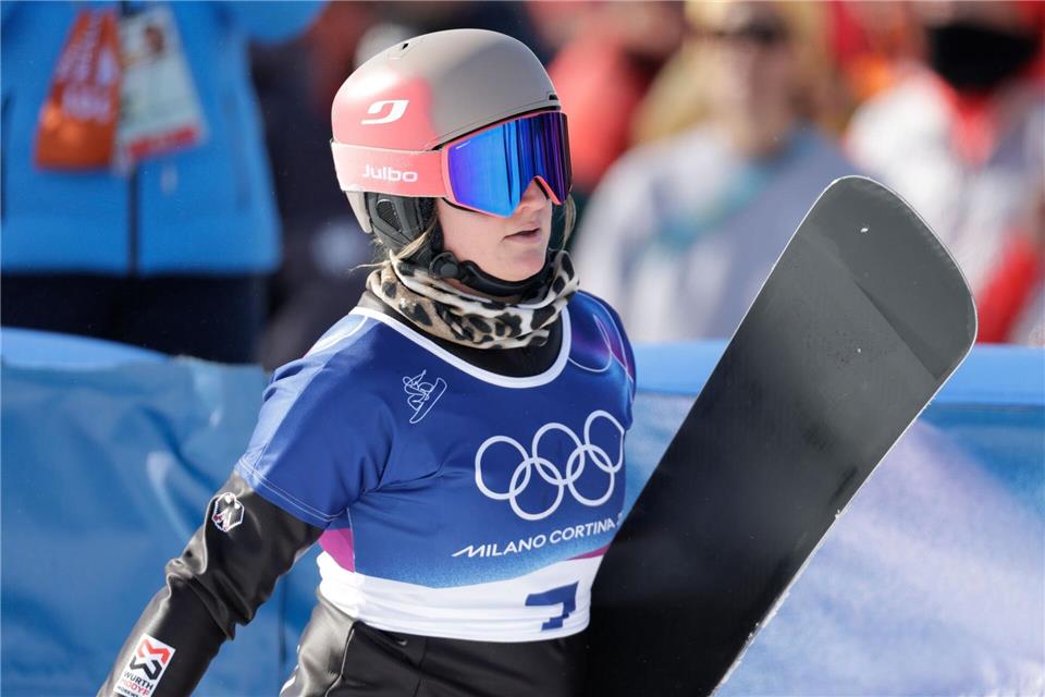 Snowboarderin Ramona Hofmeister ist schwanger. (Archivbild)Oliver Weiken/dpa