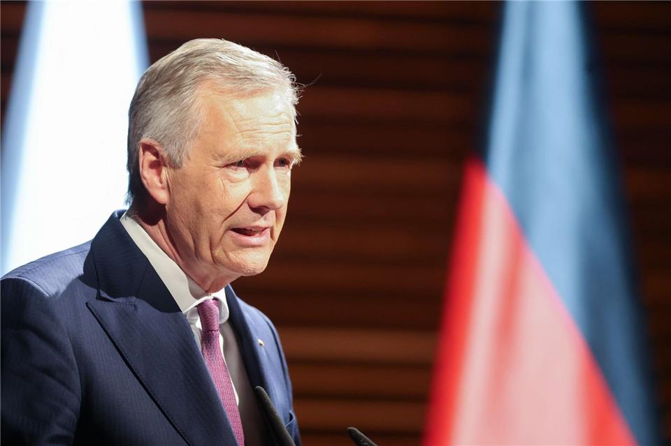 So kann es nicht weitergehen, meint Christian Wulff mit Blick auf die Regierung Merz. (Archivbild) Bodo Schackow/dpa