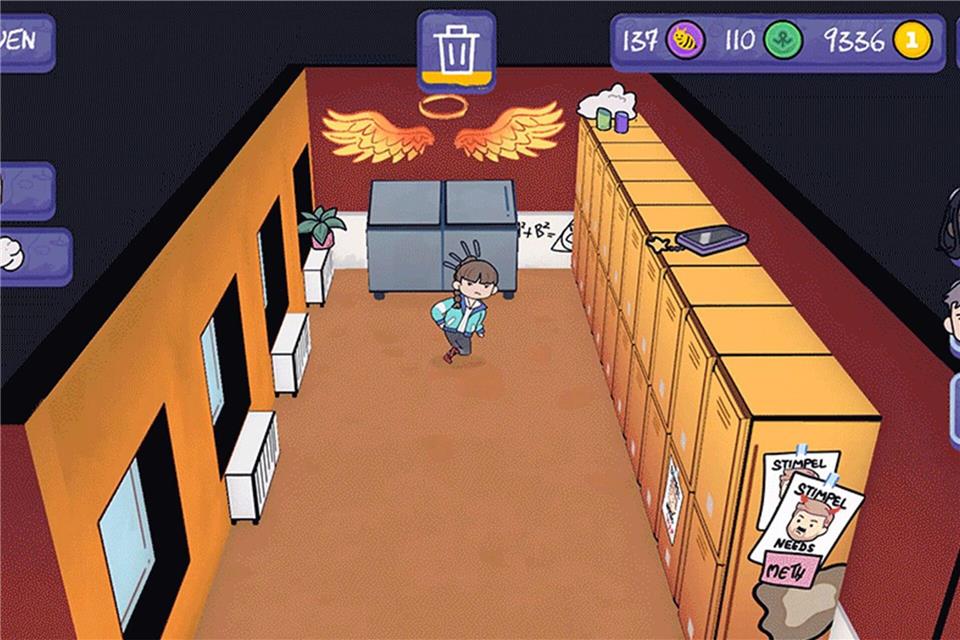 So macht Schule Spaß: Durch das Abschließen von Quests verdient man sich Fleißbienchen, Aura und Geld.SWR/dpa-tmn