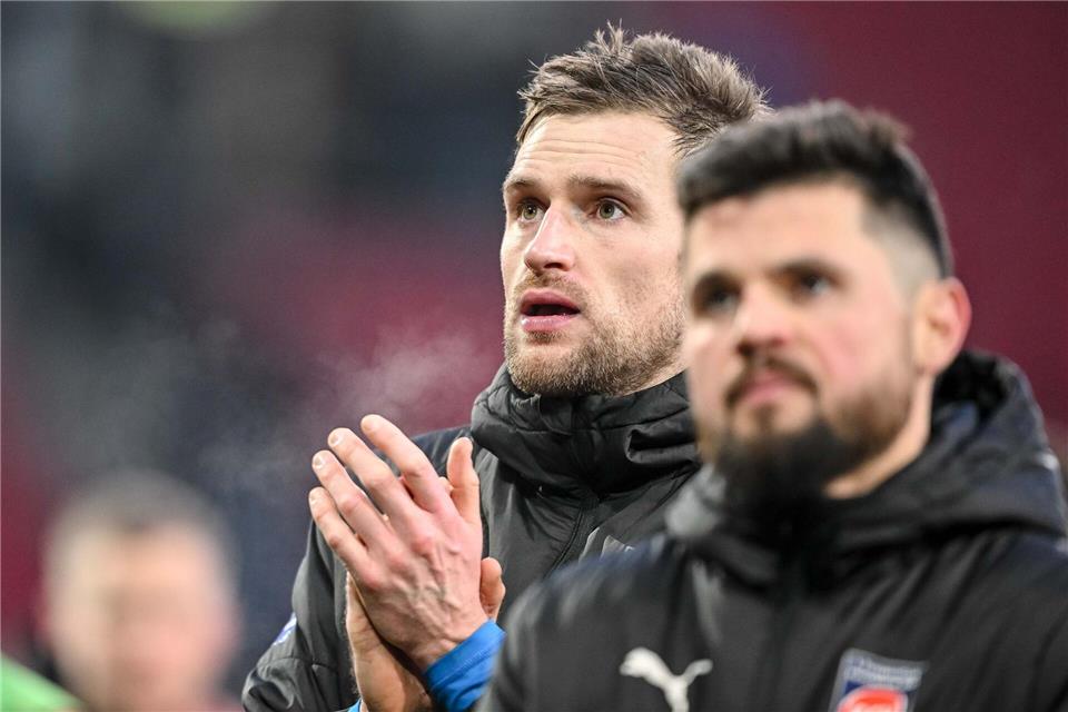 So sieht Enttäuschung beim 1. FC Heidenheim aus.Harry Langer/dpa