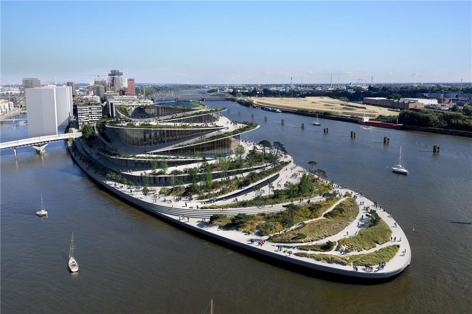 So sieht der Entwurf für die neue Oper aus.-/BIG & Yanis Amasri Sierra, Madrid, Spain/dpa