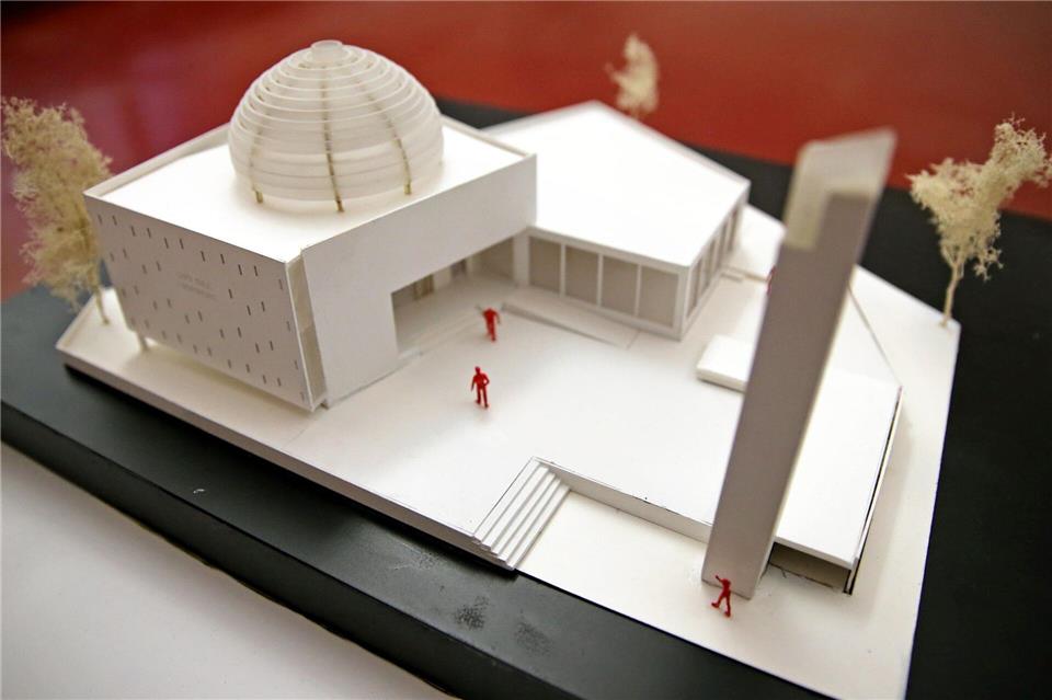 So soll die geplante Moschee in Leipzig aussehen - das Gericht wies jetzt Klagen von Nachbarn ab. (Archivbild)picture alliance / Jan Woitas/dpa-Zentralbild/dpa