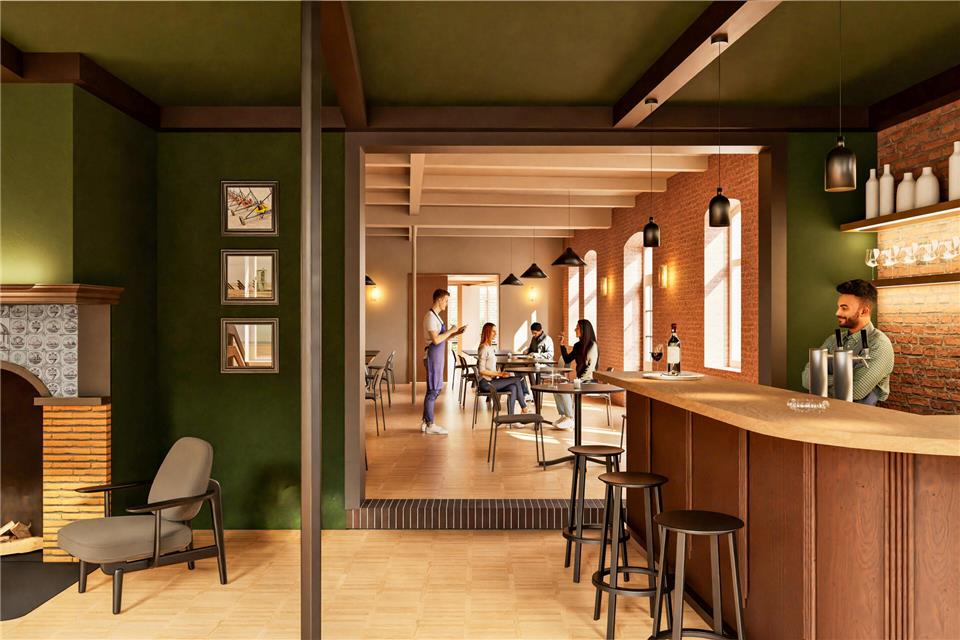 So soll es in der umgebauten Klosterpforte mal aussehen.