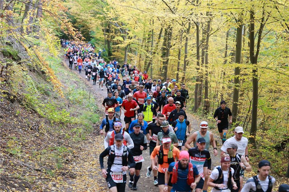 So viele Läuferinnen und Läufer wie seit acht Jahren nicht mehr hatten sich beim 47. Harz-Gebirgslauf angemeldet.Matthias Bein/dpa