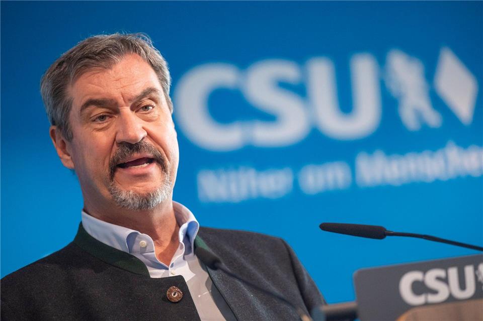 Söder fordert Leistungskürzungen beim Bürgergeld. (Archivbild)Peter Kneffel/dpa