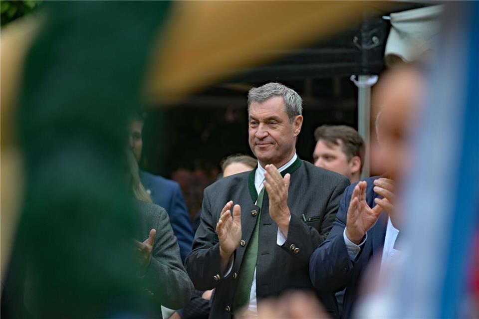Söder ist mit dem bayerischen Kabinett auf Kurzbesuch in Brüssel gewesen.Malin Wunderlich/dpa