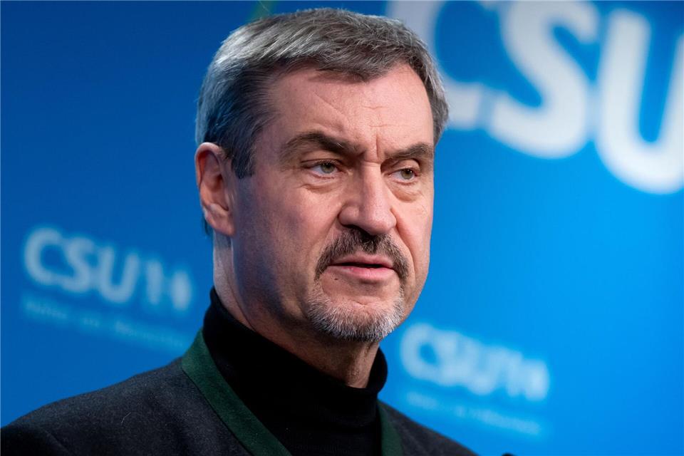 Söder warnt vor den Folger einer Vertrauensfrage. (Archivbild)Sven Hoppe/dpa