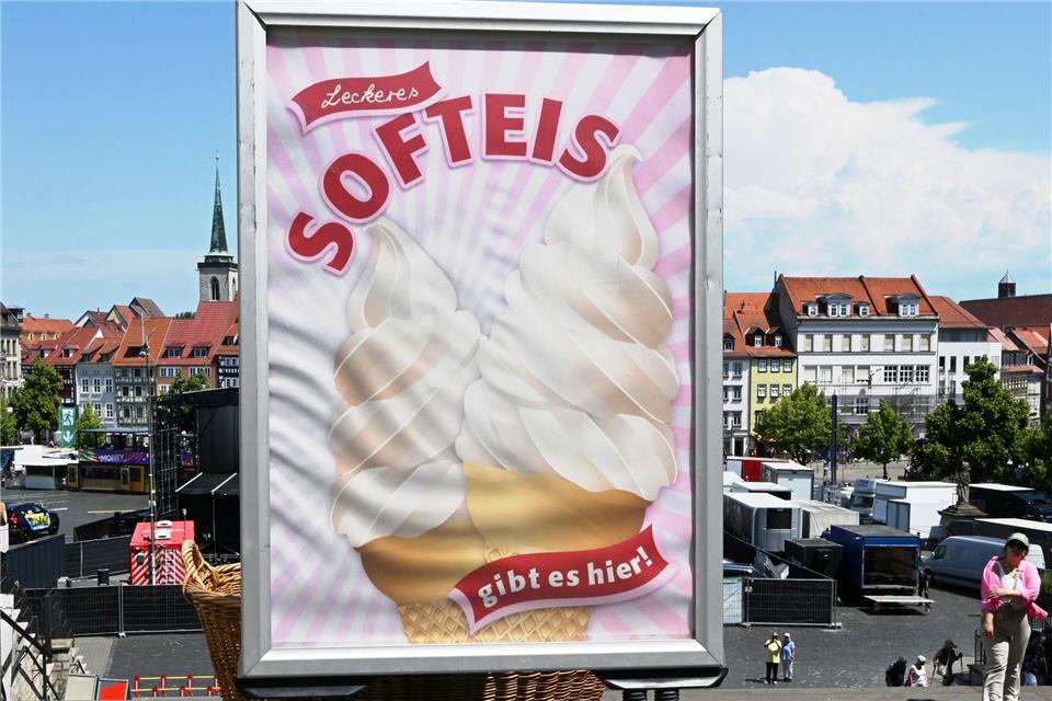 Softeis lädt zu einer kleinen Abkühlung. Martin Schutt/dpa