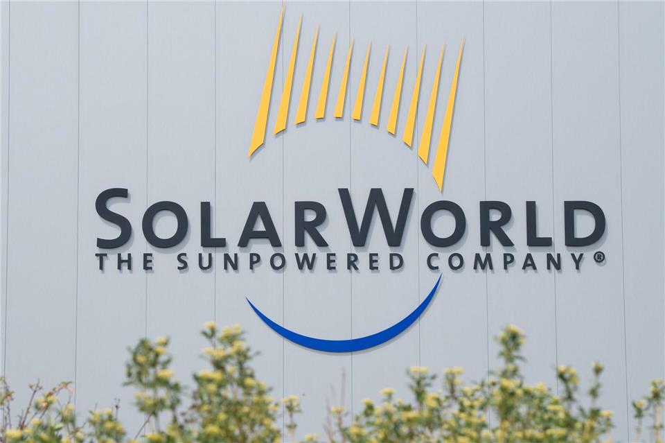 Solarworld produzierte unter anderem in Freiberg Solarmodule. (Archibvild)Sebastian Kahnert/dpa-Zentralbild/dpa