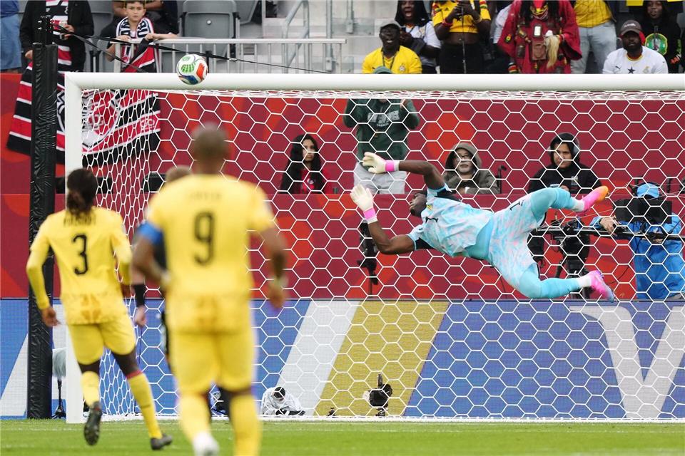 Solche Szenen waren rar im Duell zwischen Ghana und Panama.Nathan Denette/The Canadian Press/AP/dpa