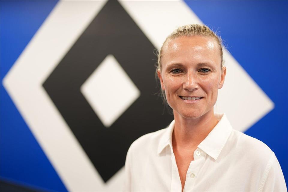 Soll den HSV voranbringen: die neue Sportvorständin Kathleen Krüger. Marcus Brandt/dpa