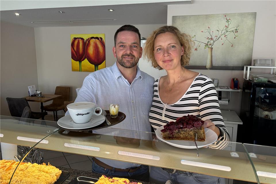 Sonja und Danny Moritz werden ihre Kuchenkiste in der Raesfelder Schlossfreiheit am 27. Oktober zum letzten Mal öffnen.
