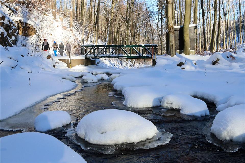Sonnig, aber kalt wird es in Sachsen-Anhalt. (Symbolbild)Christian Butt/dpa