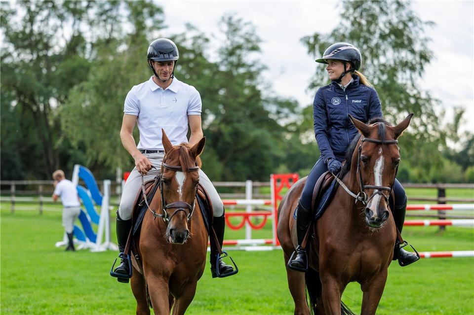 Sophie Hinners (r) und Richard Vogel gehören beide zum A-Kader.Stefan Lafrentz/Sportfotos Lafrentz/dpa