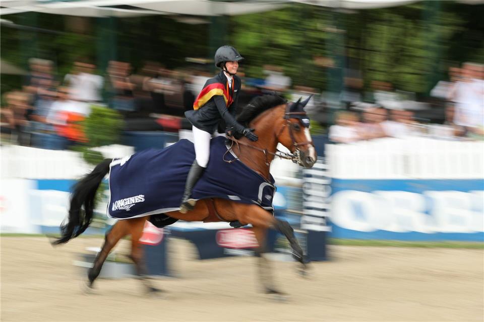 Sophie Hinners sicherte sich ihren ersten Weltcup-Sieg.Friso Gentsch/dpa