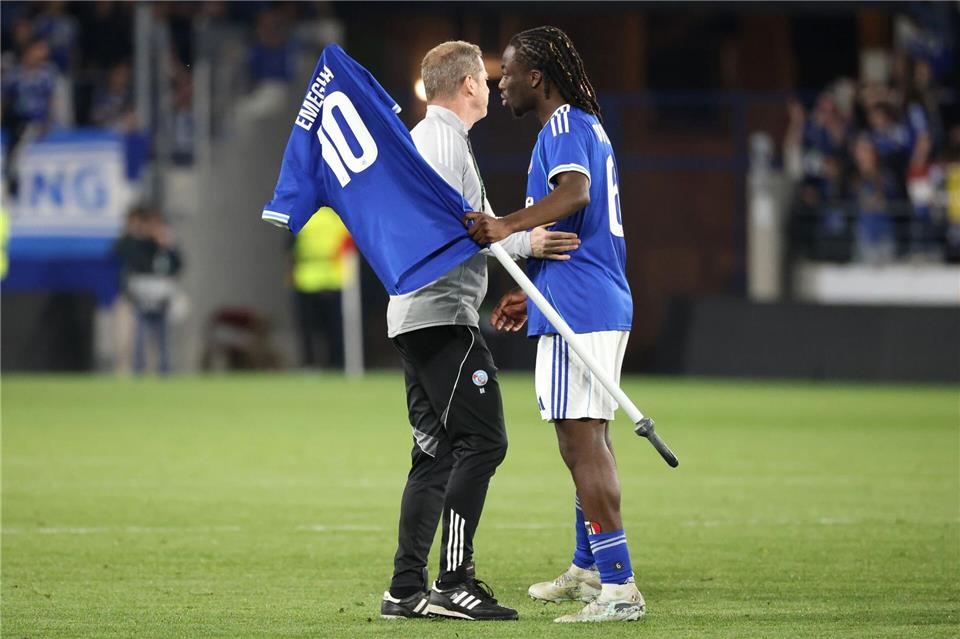 Sorgte für Ärger nach dem Spiel: Ismael Doukoure.Philipp von Ditfurth/dpa