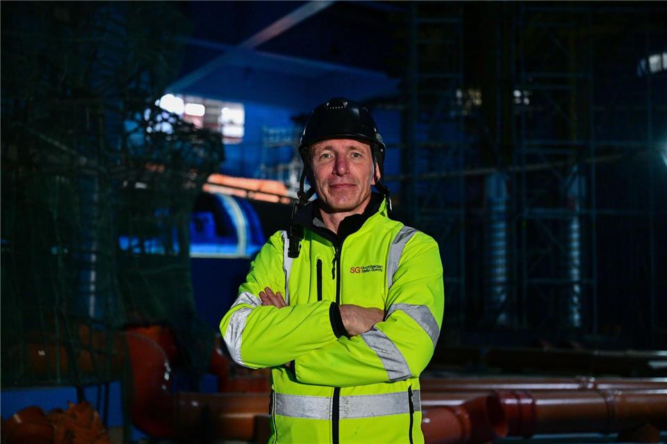 „Sowas macht man nur einmal im Leben“, sagt Architekt Stefan Golmitz.Sebastian Christoph Gollnow/dpa