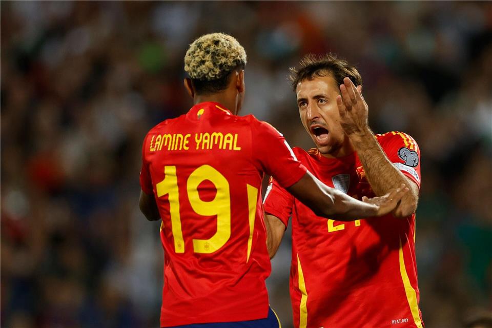 Spanien hatte zum Auftakt der WM-Qualifikation in Bulgarien keine Probleme.Tony Uzunov/AP/dpa
