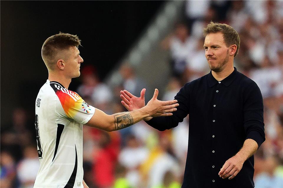 Spart nicht mit Kritik am Team von Julian Nagelsmann: Toni Kroos (l).Christian Charisius/dpa