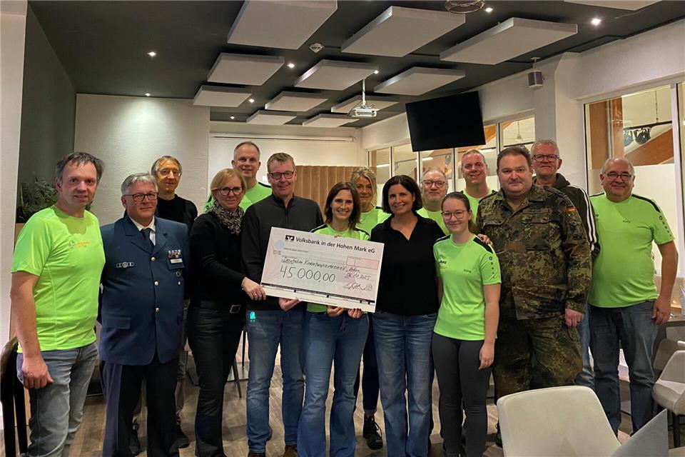 Spender wie Spendenempfänger sind stolz auf die starke Spendensumme.