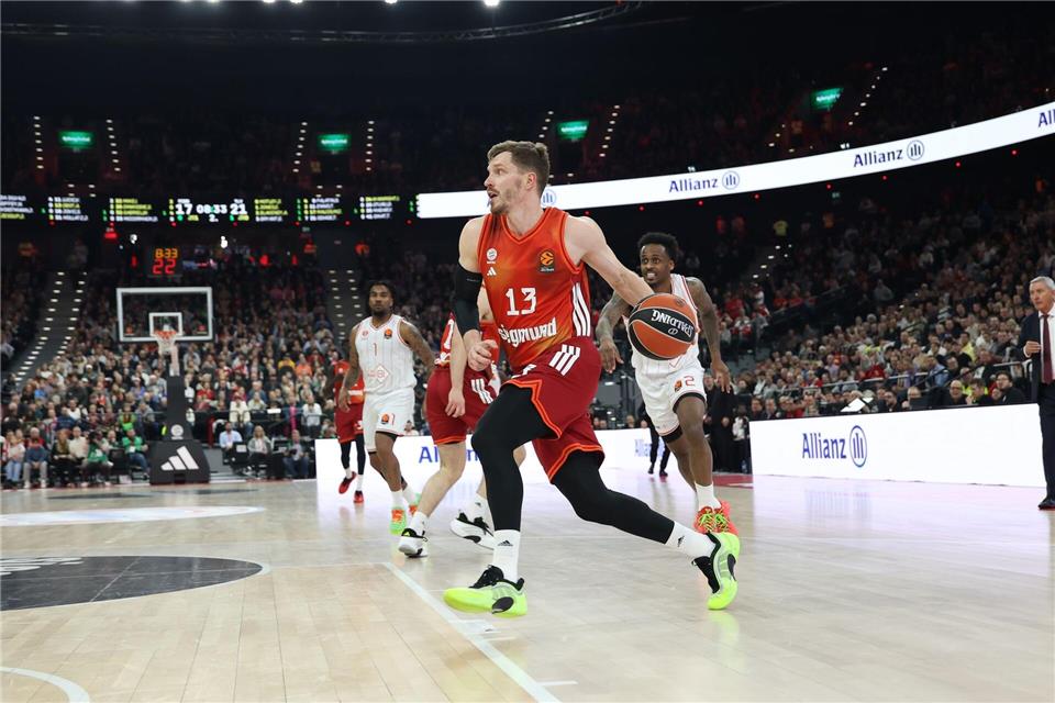 Spielen Andreas Obst und die Bayern-Basketballer ab 2027 in der NBA Europe?Matthias Stickel/dpa