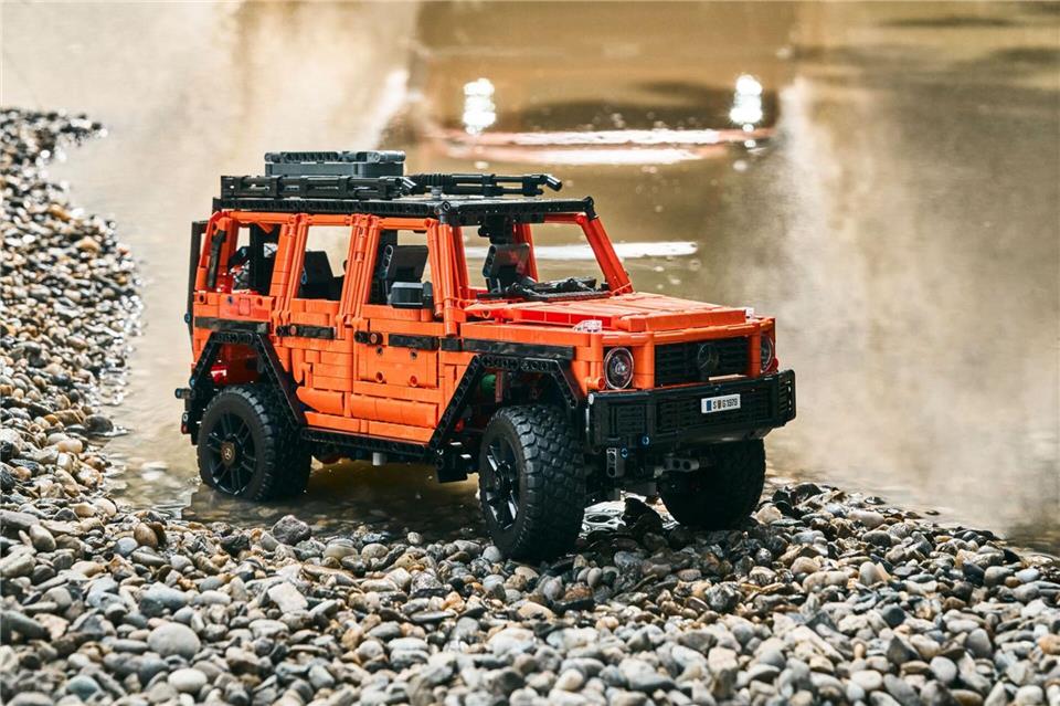 Spielspaß für erwachsene Fans: Fast 2.900 Teile umfasst der Bausatz der Mercedes G-Klasse.Stefan Leitner/Photos used with permission.©2025 The LEGO Group/dpa-tmn