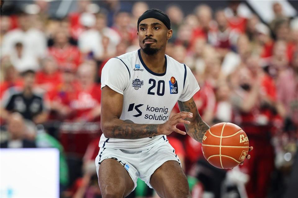 Spielt künftig mit Zwillingsbruder Marcus in einem Team: Heidelbergs Michael Weathers.Christian Charisius/dpa
