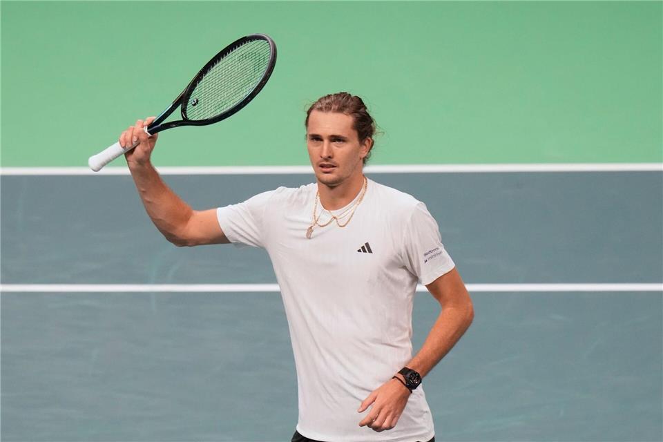 Spielt wieder in Hamburg: Tennis-Star Alexander Zverev. (Archivbild)Luca Bruno/AP/dpa