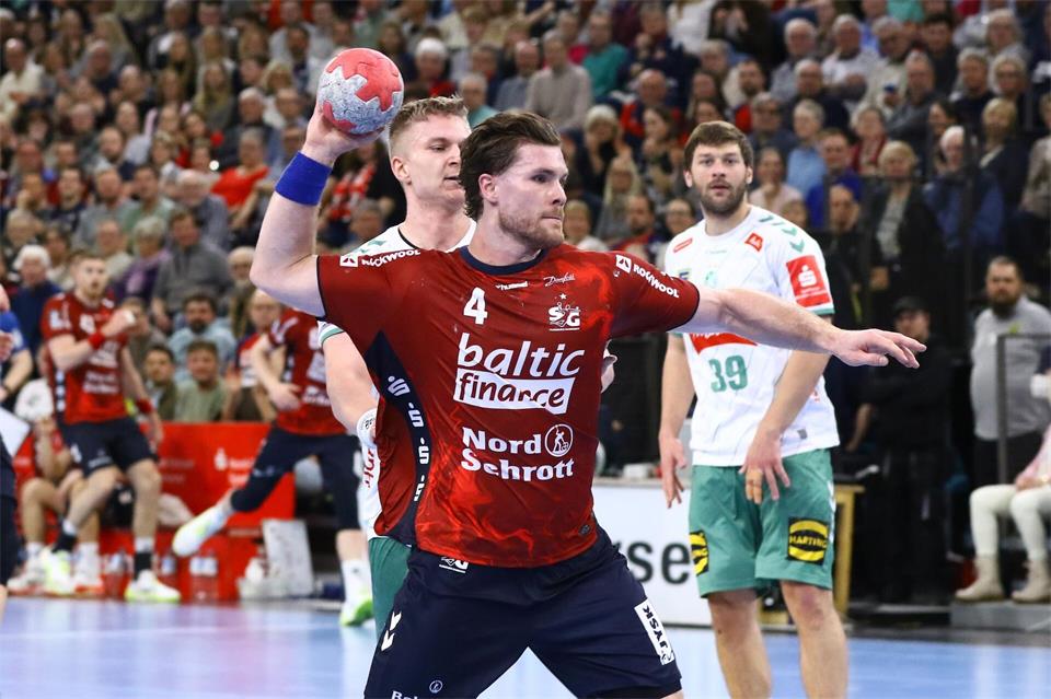 Spielte acht Jahre für die SG Flensburg-Handewitt: Johannes Golla. (Archivbild) Michael Hundt/dpa