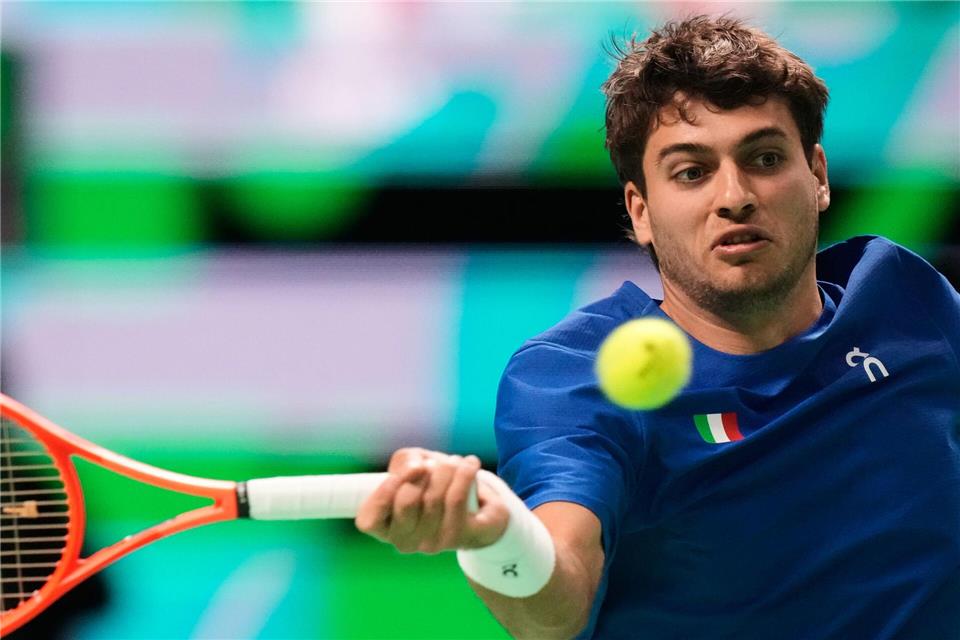 Spielte das zweite Einzel für Italien: Flavio CobolliLuca Bruno/AP/dpa