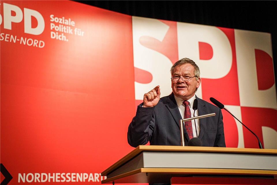 Spies ist zum neuen Bezirksvorsitzenden der SPD Hessen-Nord gewählt worden.Gabriel Hanika/SPD-Bezirk Hessen-Nord/dpa