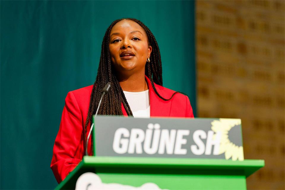 Spitzenkandidatin Touré formuliert einen Führungsanspruch für Schleswig-Holstein.Frank Molter/dpa