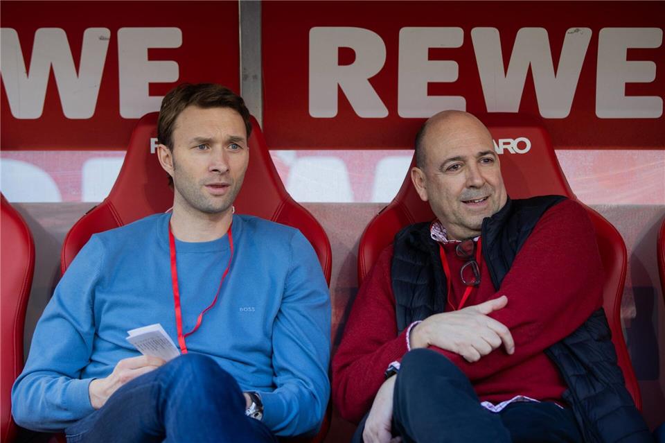Sportgeschäftsführer Simon Rolfes (links) und der Vorsitzende der Geschäftsführung, Fernando Carro (Archivbild)Rolf Vennenbernd/dpa