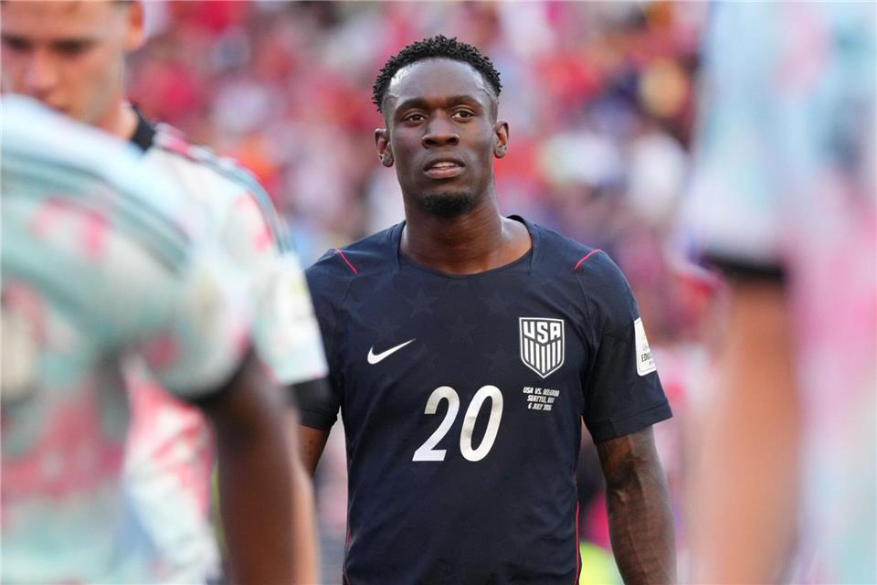 Sprach ruhig und besonnen zu den Medien: Folarin Balogun.Ted S. Warren/AP/dpa