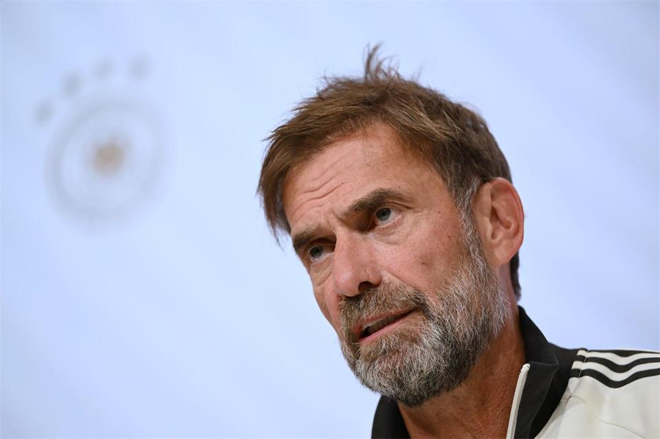 Sprach schon über Tresoldi: Bundestrainer Jürgen Klopp.Sven Hoppe/dpa